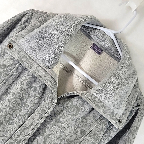 LAURA SCOTT Fleece Zip-Up Jacket Size M - Picture 3 of 10